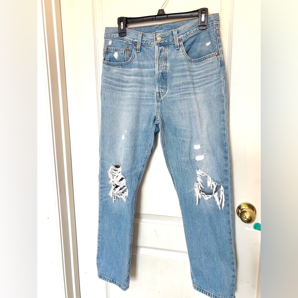 Levi 501® Original Fit Jeans Distressed Size W30 L28